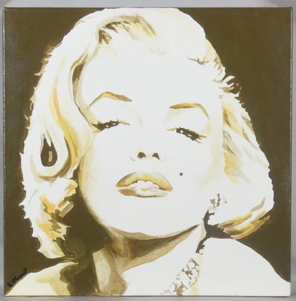 Sasha de Saint Tropez - &quot;Marilyn Monroe&quot;. Signed - Original