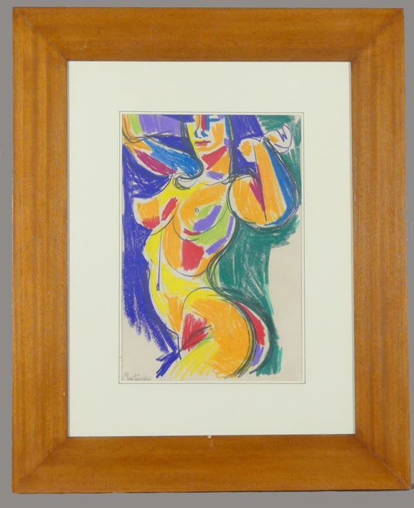 Luigi Montanarini - &quot;Nudo di donna&quot;. Firmato