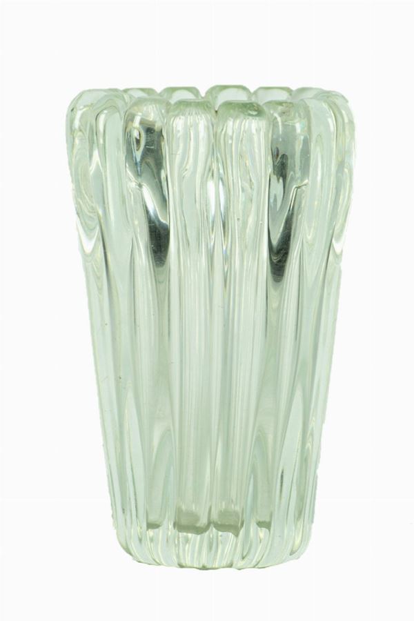 Vaso in vetro di Murano disegno Seguso