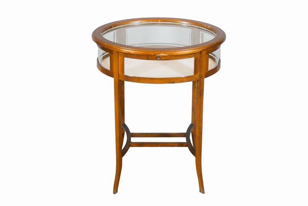 English coffee table from center to showcase