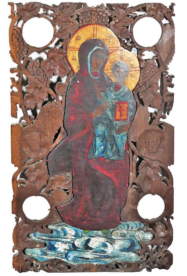 Large Icon &quot;Madonna with Child&quot;