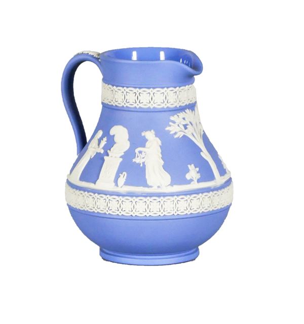 Light blue Wedgwood ceramic jug