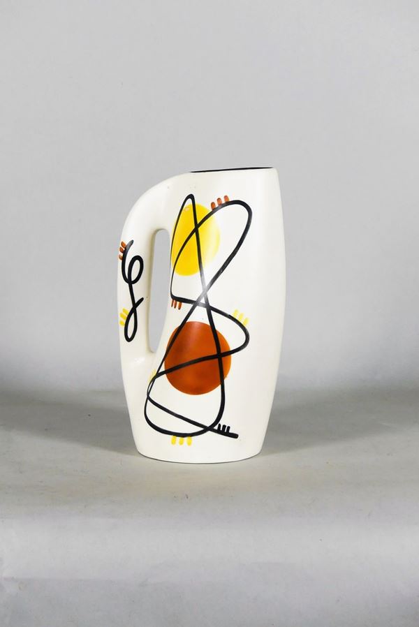 Ceramiche Campione - Italia, brocca in ceramica porcellanata
