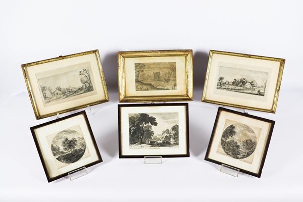 Twelve small prints