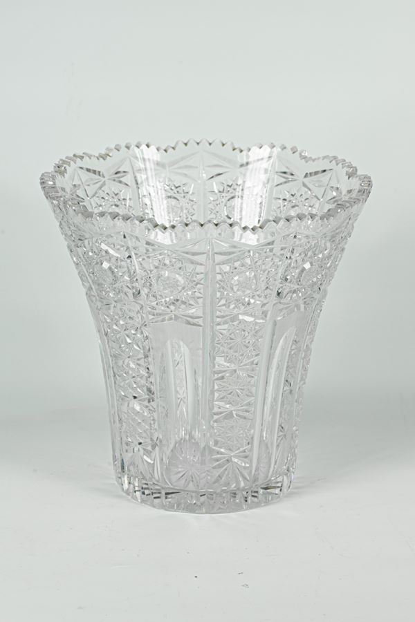 Bohemian crystal vase  - Auction Online Timed Auction - Gelardini Aste Casa d'Aste Roma