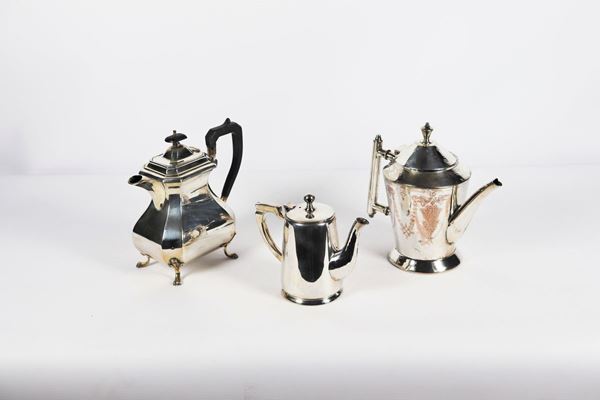 Three English Coffee Pots in Sheffield