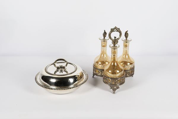 Victorian era sheffield lot (2 pcs)