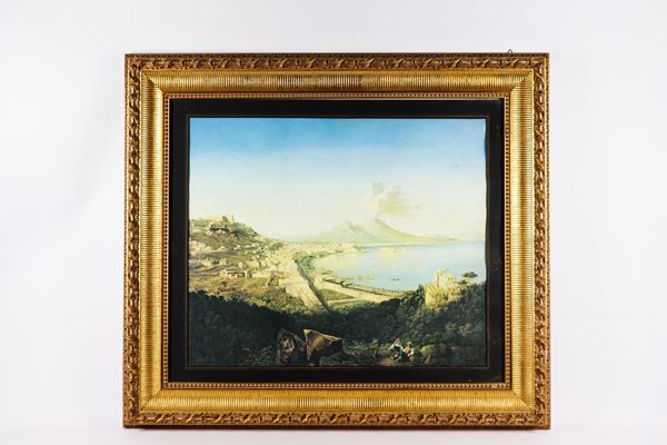 Stampa &quot;Golfo di Napoli con il Vesuvio&quot;