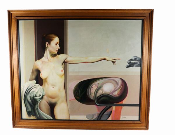 Guido Razzi - &quot;Annunciation&quot;. 1982 Signed.