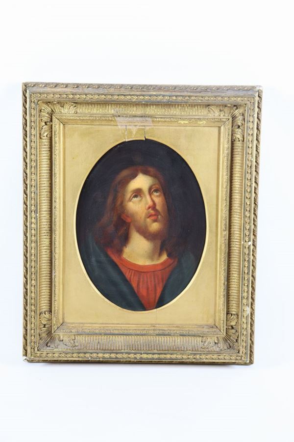 Scuola Italiana Fine XVIII Secolo - &quot;Il volto del Cristo&quot; 