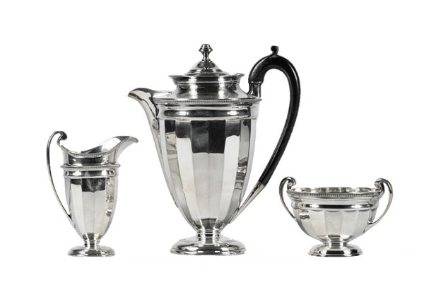 Coffee service in sheffield  (England Late 19th century)  - Auction Online Timed Auction - Gelardini Aste Casa d'Aste Roma