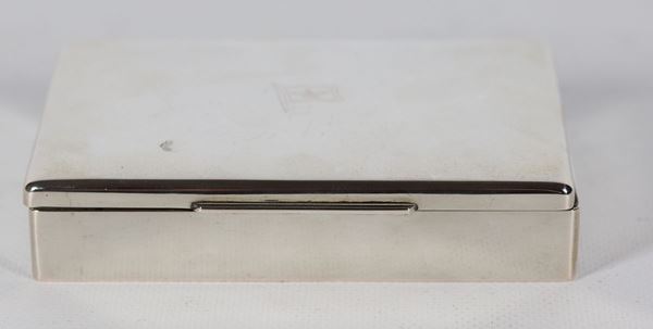 Scatola rettangolare in argento gr 200