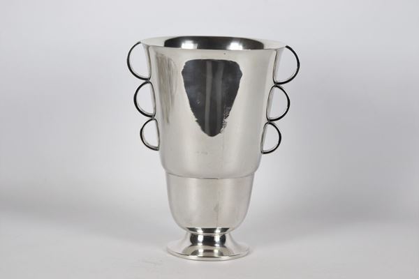 Vaso Dec&#242; in argento gr 780