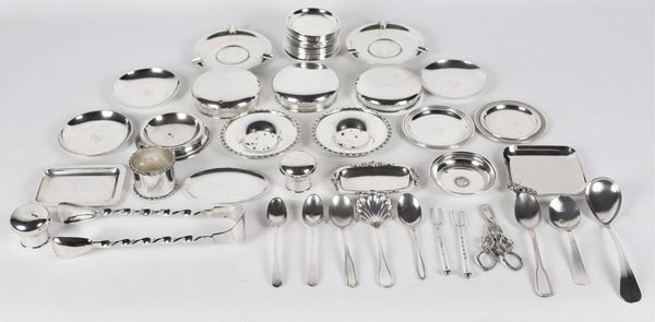 Lot in silver 1200 gr