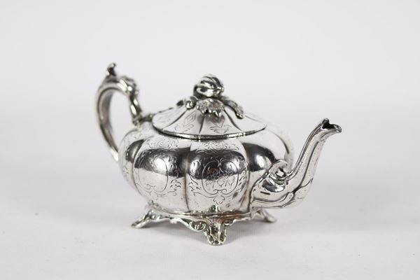 Small English sheffield teapot