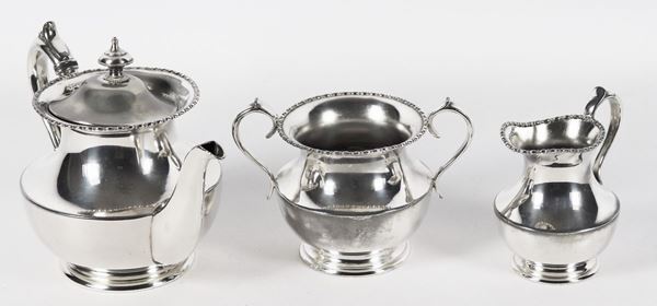 Antique English Sheffield Coffee Service (3 pcs)