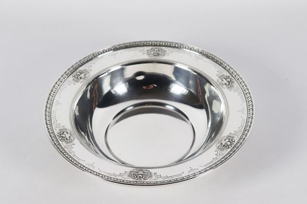 Fruit bowl in 925 Sterling silver Silversmith J. E. Caldwell &amp; Co - USA gr 350