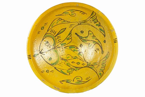Neapolitan majolica basin