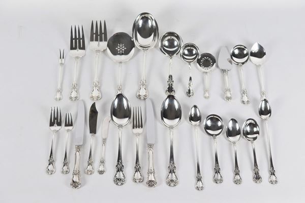 Servizio di posate in argento Towle Sterling 925 (118 pz) gr 3570