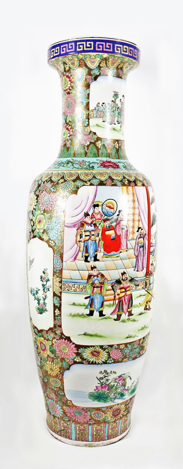 Grande vaso cinese in porcellana