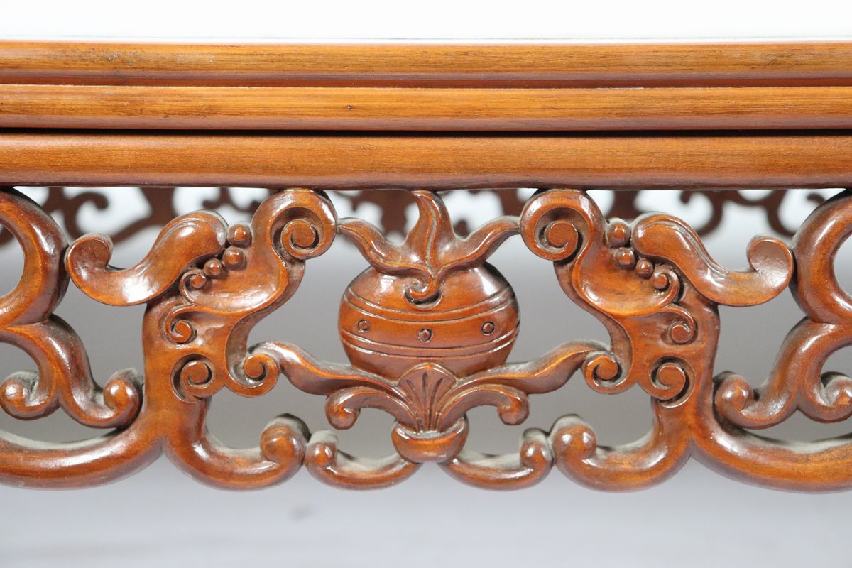 Tavolo da salotto cinese in rosewood