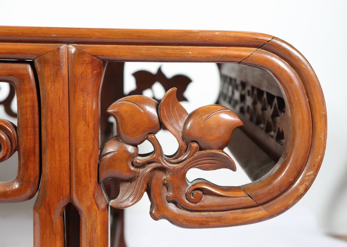 Tavolo da salotto cinese in rosewood