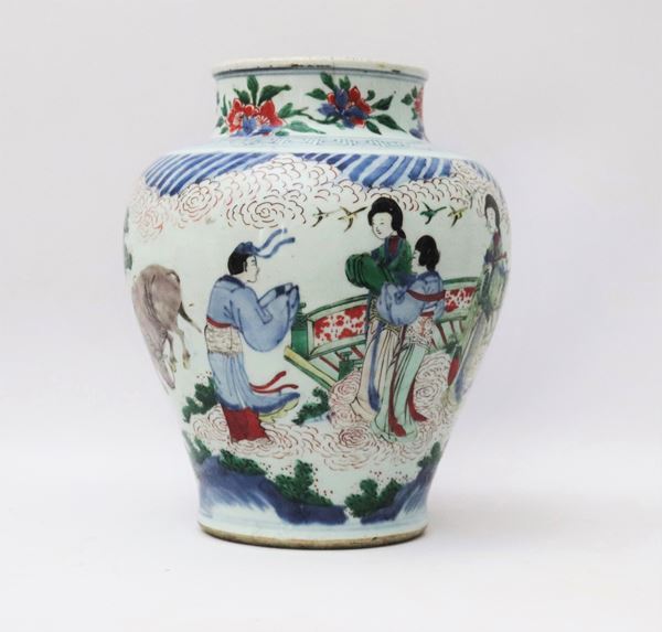 Vaso cinese in porcellana
