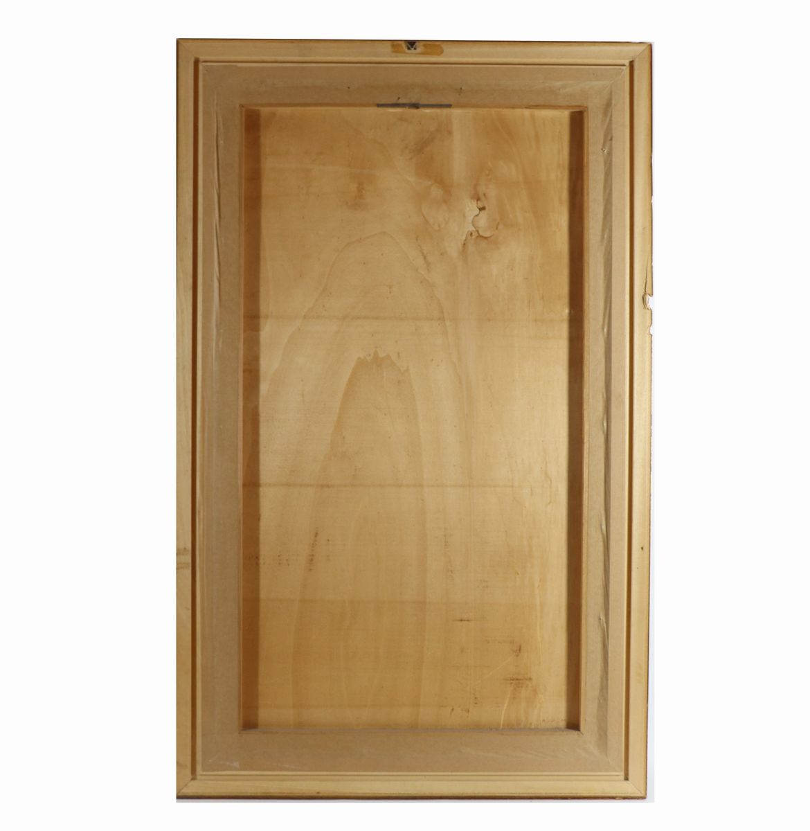 Antico pannello ricamato e dipinto su seta "Buddha"