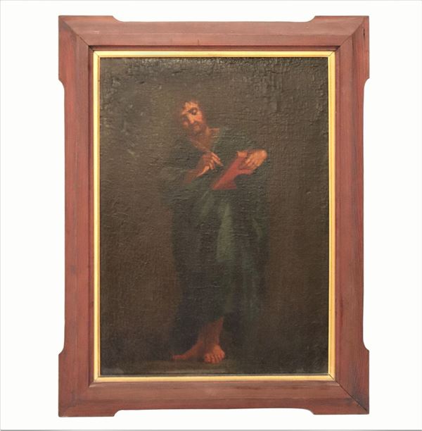 Scuola Italiana Fine XVIII Secolo - "L'Apostolo Paolo di Tarso" dipinto ad olio su tela