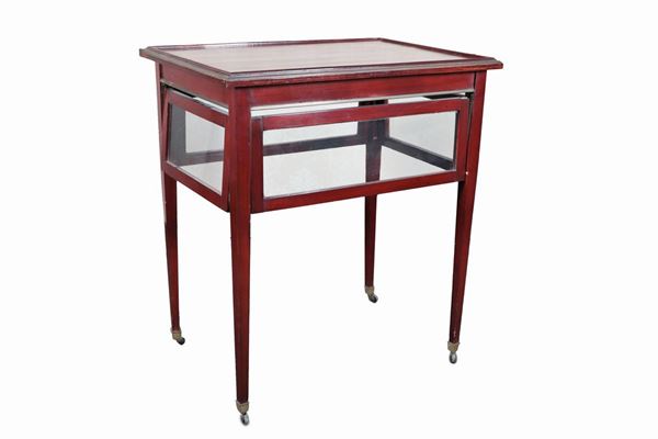 French mahogany side table