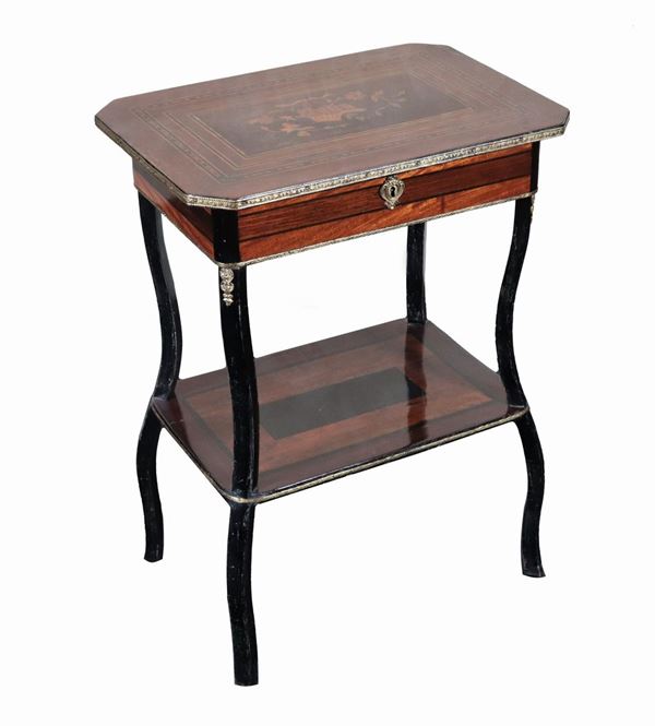 Center table in mahogany