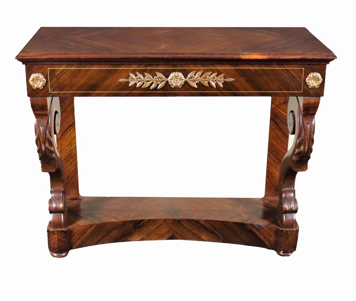 Consolle rettangolare in palissandro