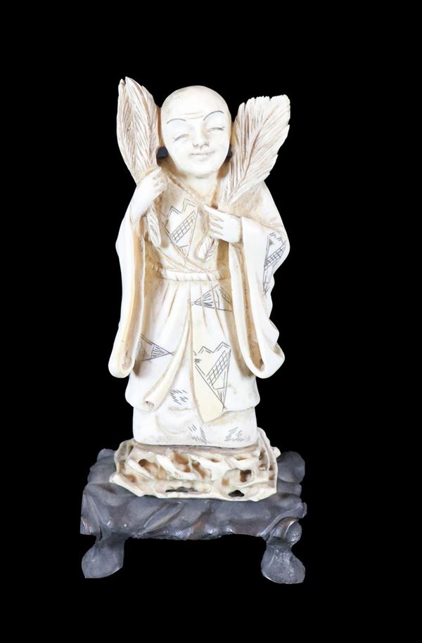 Japanese figurine "Santone" in ivory