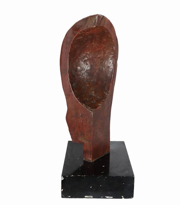 Carlo Alberto Cortina di Favria Pietrasanta XX - XXI Secolo - Wooden sculpture "Marine wave"