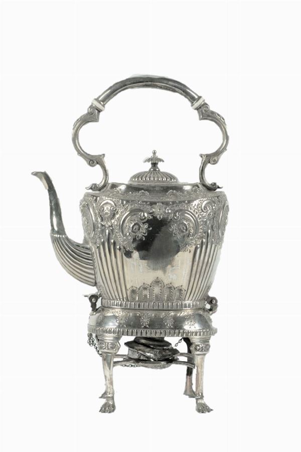 English samovar in sheffield  (Queen Victoria era)  - Auction Furniture, Paintings, Silver, Objects and Miscellaneous of Ancient Prints - Gelardini Aste Casa d'Aste Roma