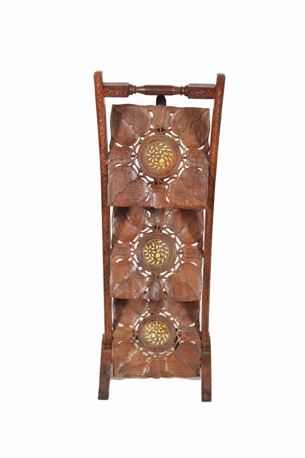 Oriental Liberty valet stand in rosewood