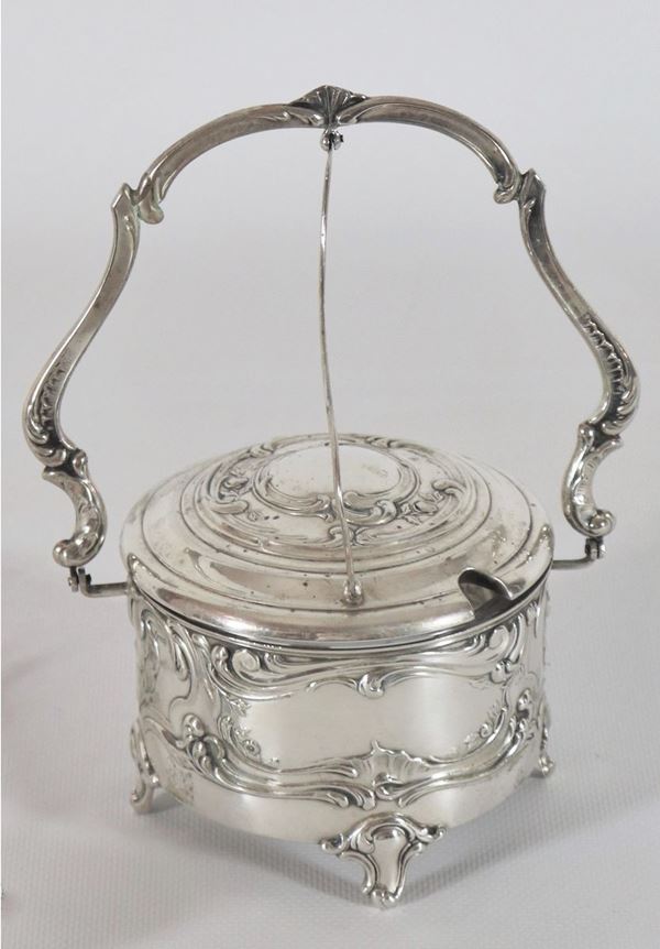 Ancient cheese bowl in silver gr 120