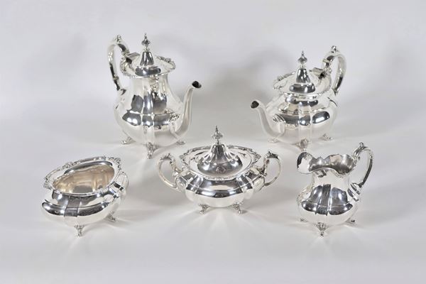 Tea and coffee service in American 925 Sterling silver, Argentieri Reed & Barton (5 pcs) gr. 2630