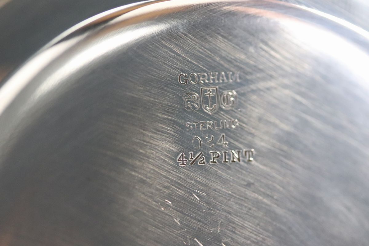 Caraffa in argento americano Sterling 925 Argentiere Gorham gr. 730