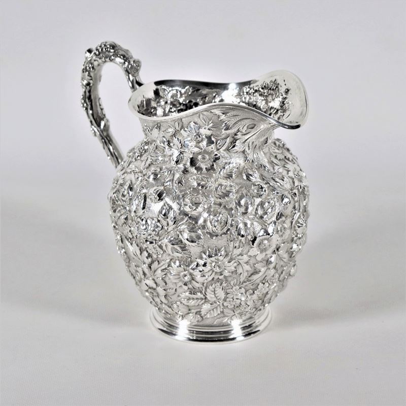 Caraffa in argento americano Sterling 925 argentieri Jenkins & Jenkins Inc. gr. 700