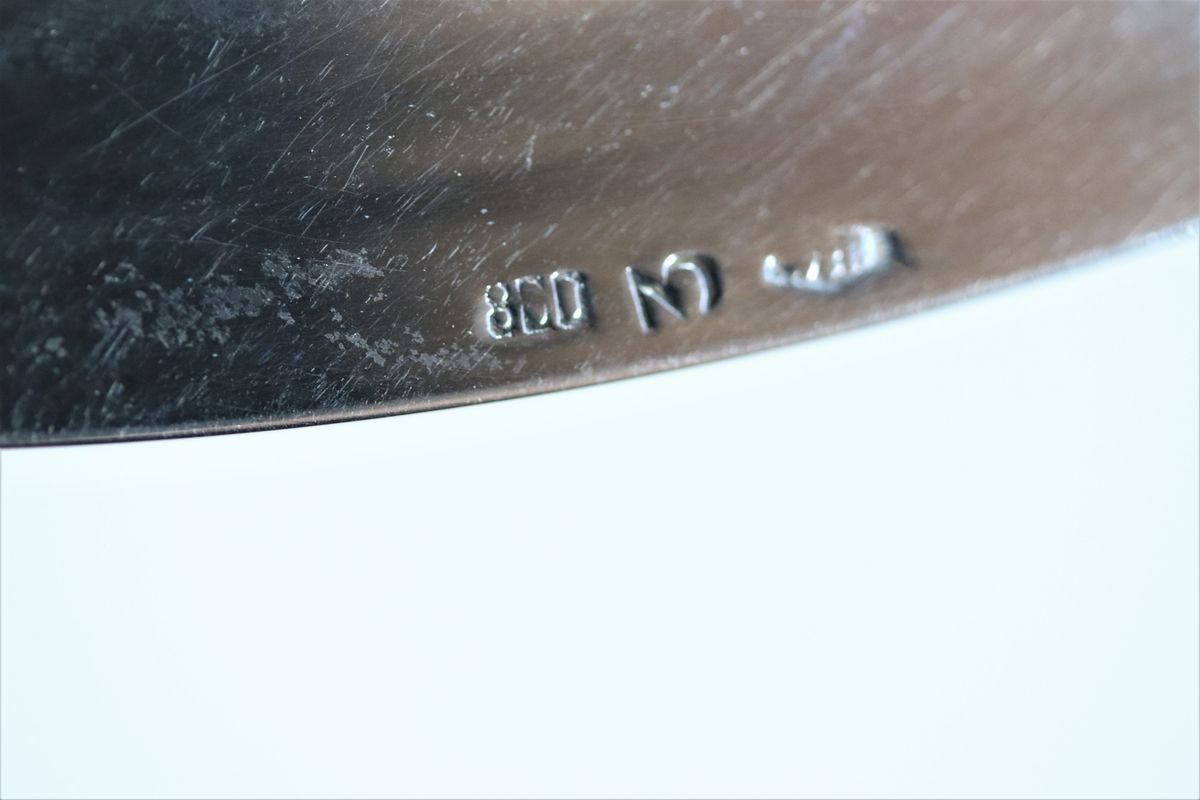 Legumiera tonda in argento gr. 780