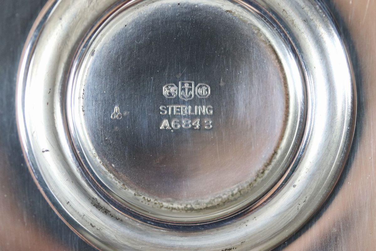 Coppia di candelieri in argento Sterling 925