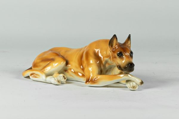&quot;Great Dane&quot; figurine in English porcelain