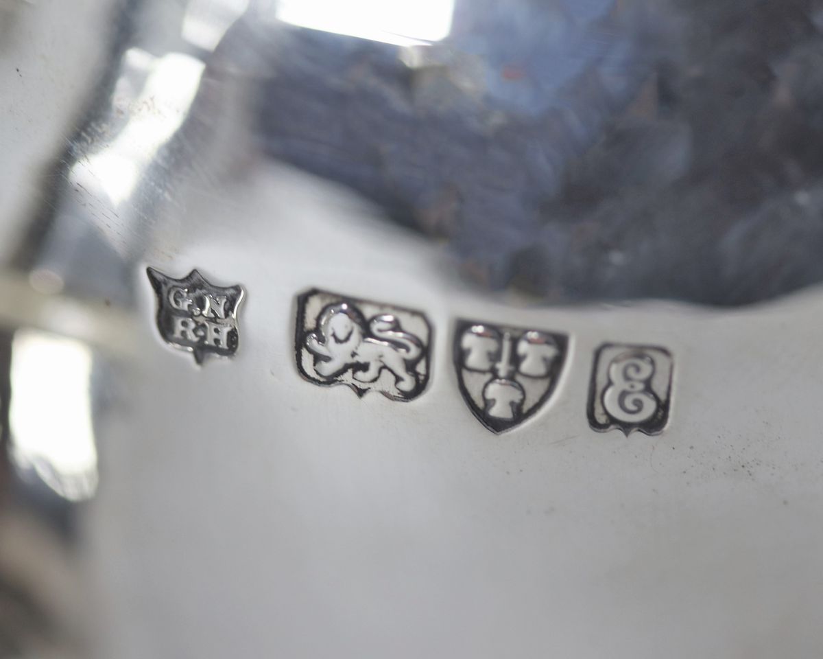 Servizio da tè Edoardo VII in argento (3 pz)