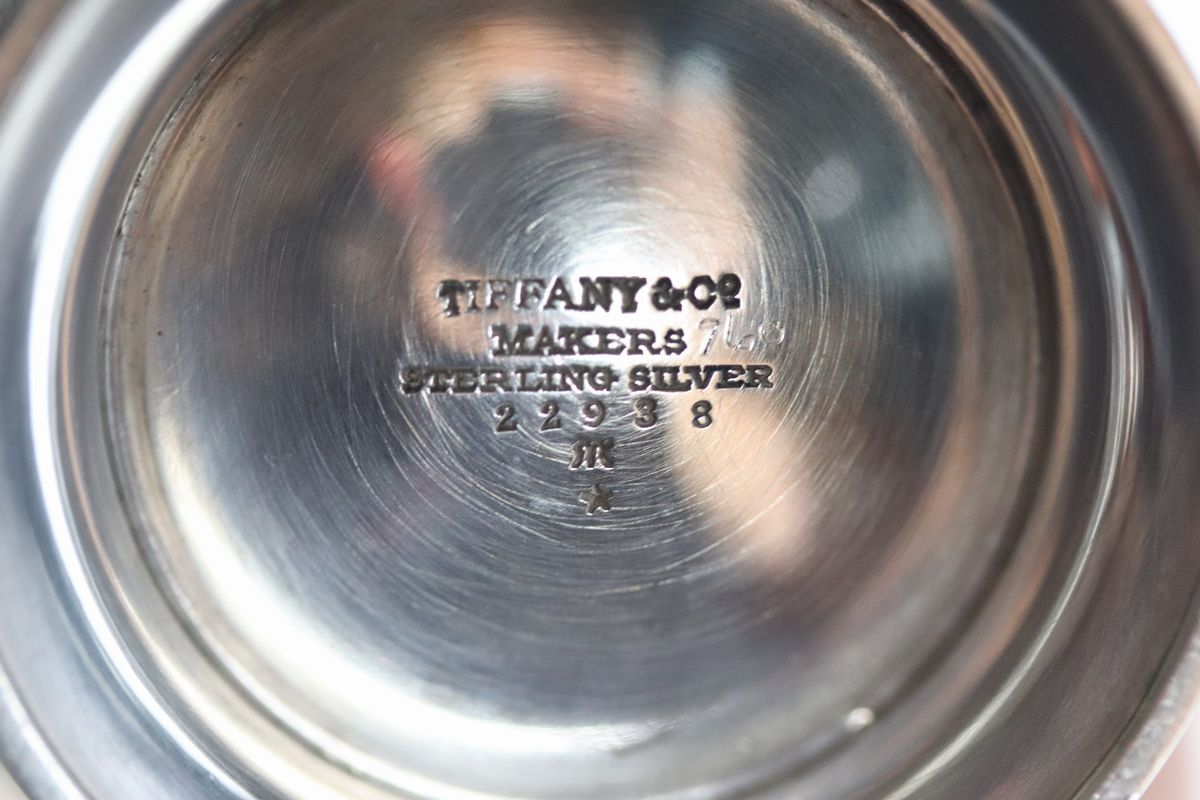 Lattiera e zuccheriera Decò in argento Sterling 925. Firmate Tiffany & Co