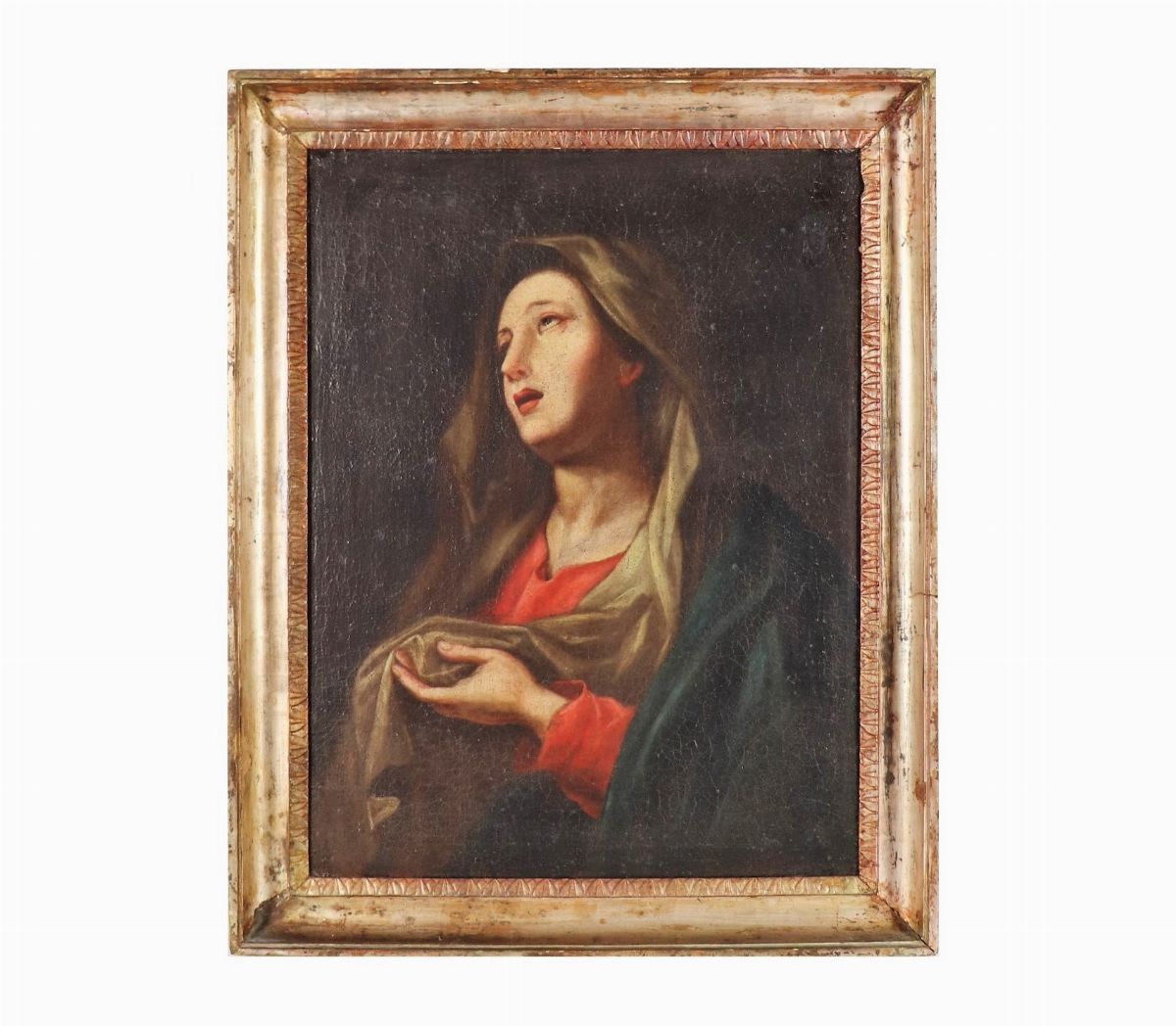 "Madonna in estasi" dipinto ad olio su tela