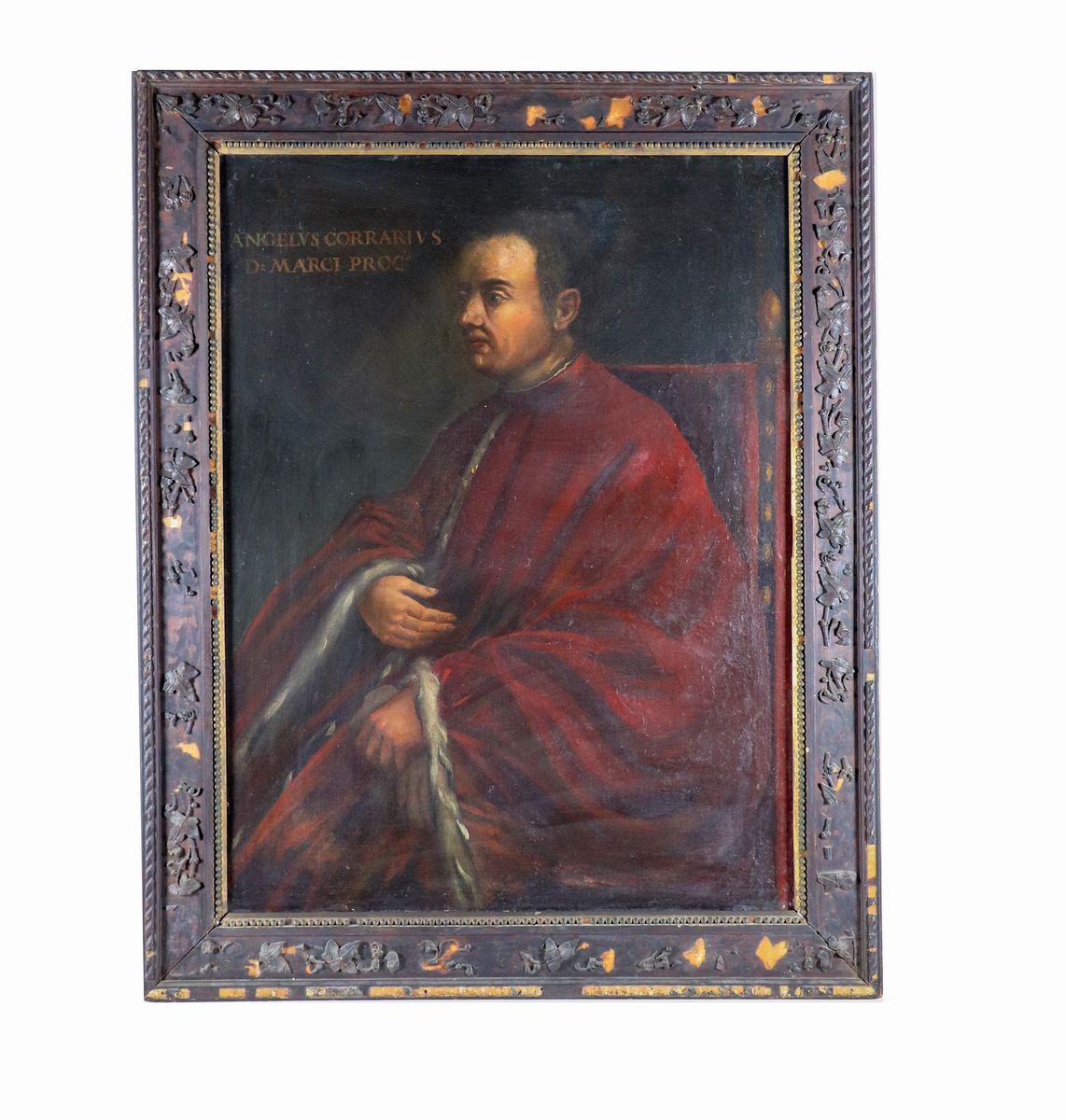 "Ritratto di Angelus Corrarius D. Marci Procurator" dipinto ad olio su tela