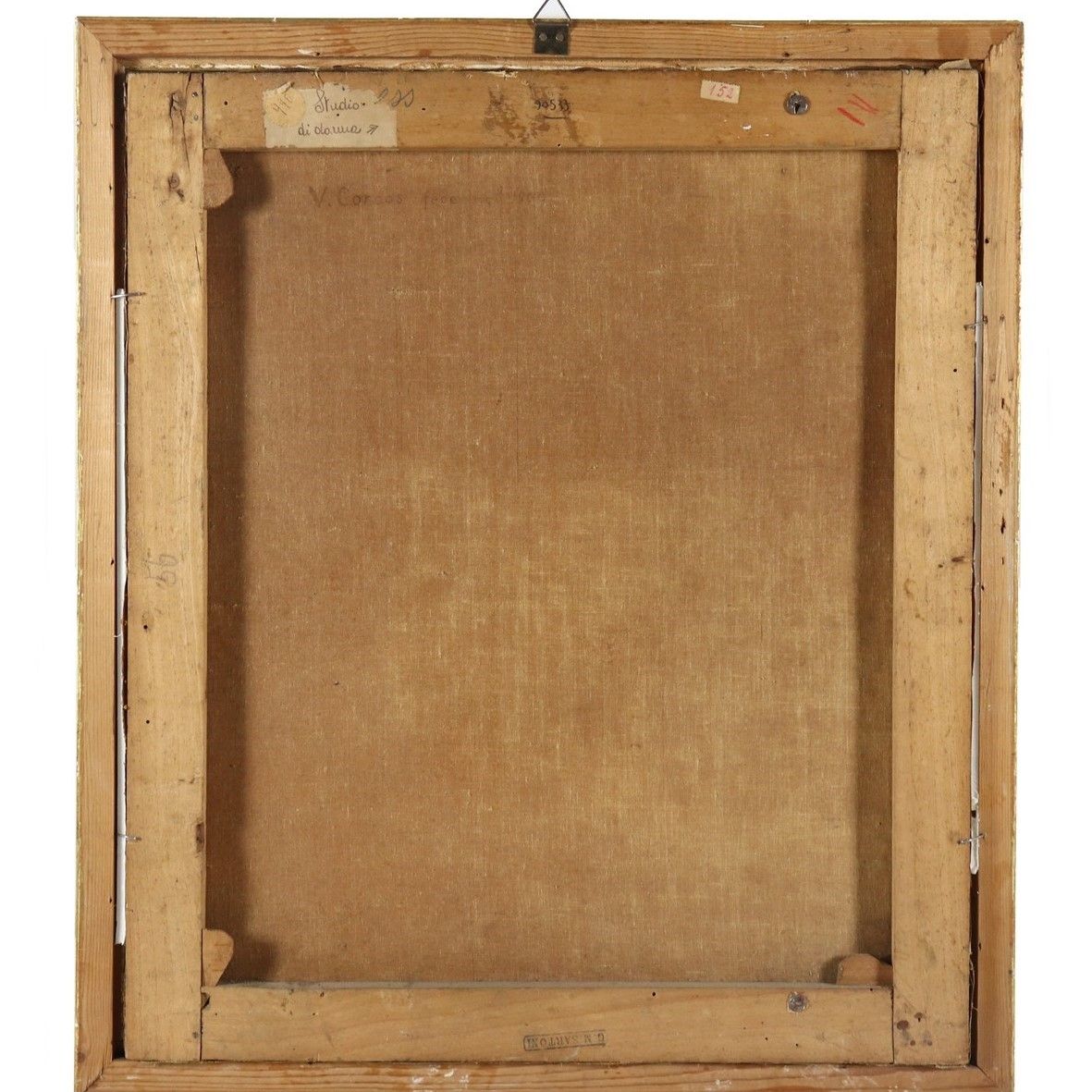 "Ragazza sorridente". Firmato, dipinto ad olio su tela