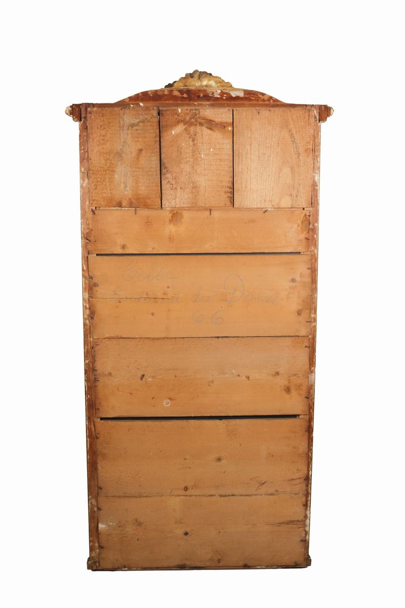 Specchiera francese in legno dorato