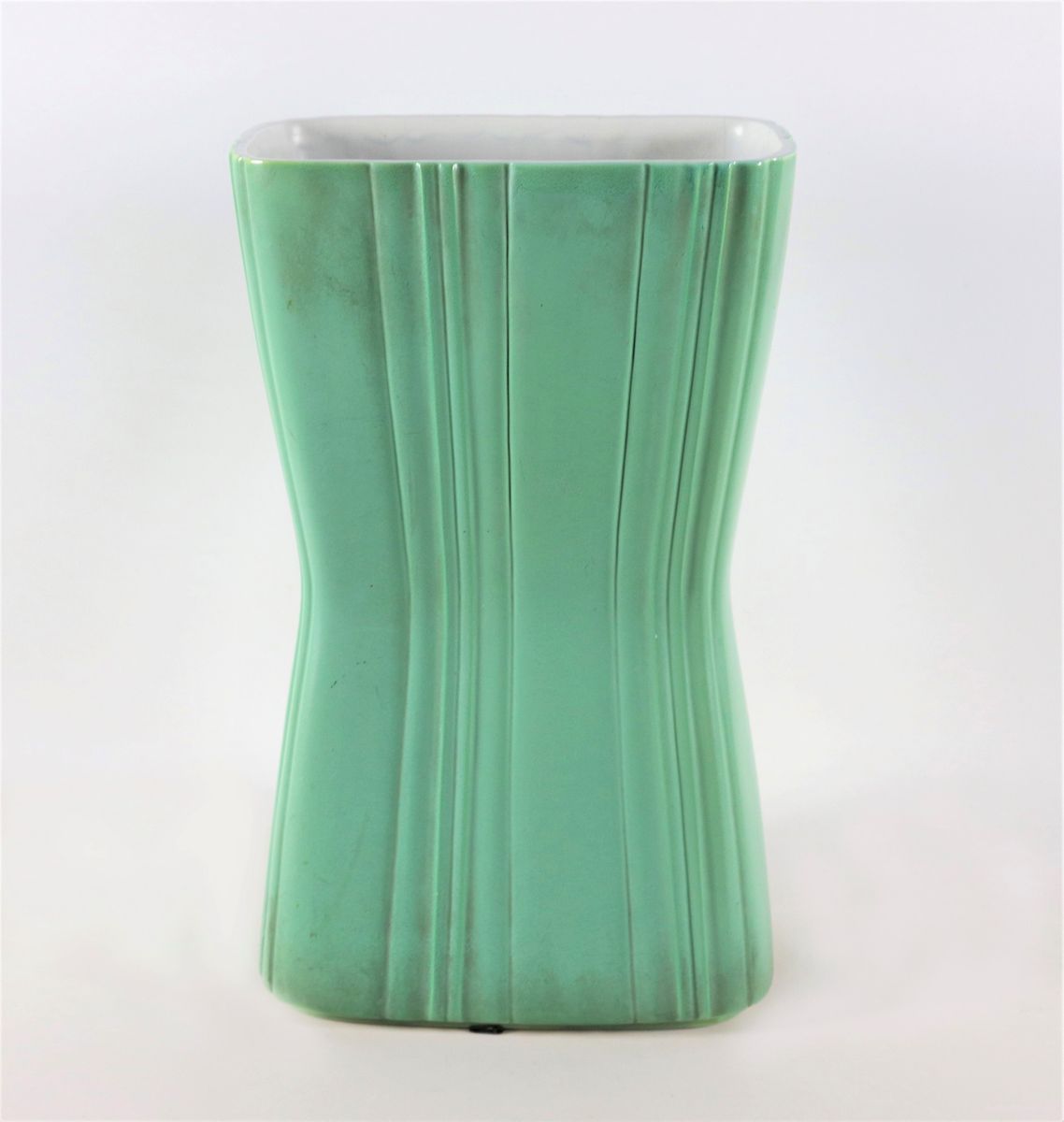 Giovanni Gariboldi. Portaombrelli San Cristoforo in ceramica smaltata